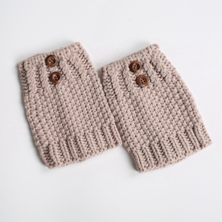 Hand Knit Wool Gloves For Autumn Winter Boots Leggings Short Paragraph Paragraph Thick Socks